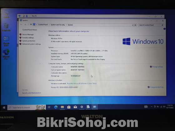 Walton passion laptop
